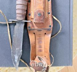 Vintage Camillus NY 8-1978 Fixed Blade US Air Force Pilot Survival Knife