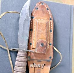 Vintage Camillus NY 8-1978 Fixed Blade US Air Force Pilot Survival Knife