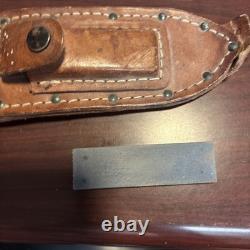 Vintage Camillus NY Fixed Blade Pilot Survival Knife withSheath 3-1974 vietnam era