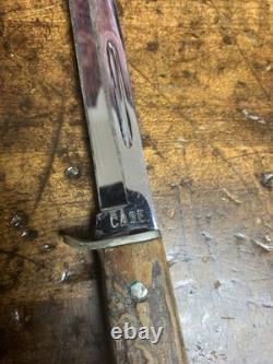 Vintage Case Fin Stag Fixed Blade Knife 5inch
