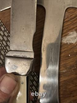 Vintage Case Kinfolks Kabar Knife Hatchet Combos And More Brands LOOK