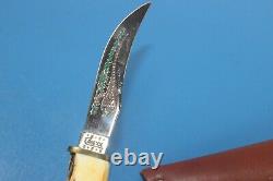 Vintage Case XX 523 3-1/4 SS Stag Pheasant Hunting Bird Knife + Sheath