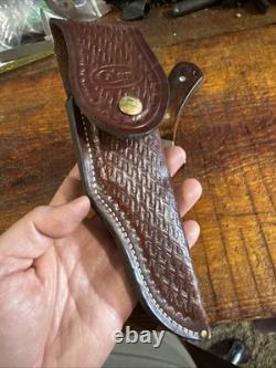 Vintage Case XX Arapaho Fixed Blade Knife Leather Sheath USA R503 SSP