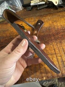 Vintage Case XX Arapaho Fixed Blade Knife Leather Sheath USA R503 SSP