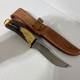 Vintage Case XX Fixed Blade Hunting Knife & Sheath / 523-5