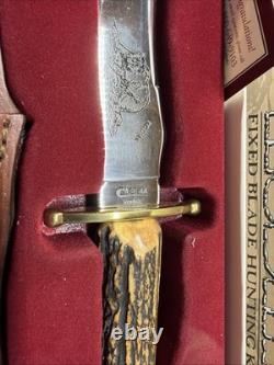 Vintage Case XX Kodiak Fixed Blade Hunting Knife With Sheath, Box, Papers Nib