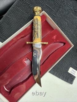 Vintage Case XX Kodiak Fixed Blade Hunting Knife With Sheath, Box, Papers Nib