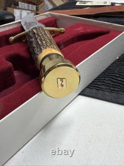 Vintage Case XX Kodiak Fixed Blade Hunting Knife With Sheath, Box, Papers Nib