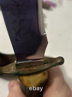 Vintage Case XX Kodiak Hunter Stag Handle Fixed Blade Hunting Knife with Sheath
