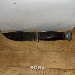 Vintage Cattaraugus Hunting Knife 4.5 Blade