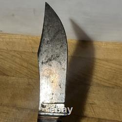 Vintage Cattaraugus Hunting Knife 4.5 Blade