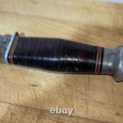 Vintage Cattaraugus Hunting Knife 4.5 Blade
