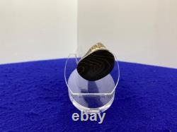 Vintage Clip Point Hunting Knife with Sheath Fixed Blade