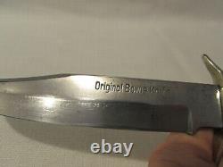 Vintage Concord Solingen Germany Original Bowie Fixed Blade Knife Wood Handle