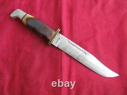 Vintage Craftsman American Eagle by Schrade Fixed Blade Hunting Bowie Knife