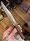 Vintage Crane Brand Cutlery Bowie Knife & Sheath Kissing Crane Robert Klass