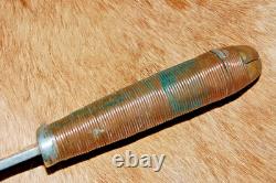 Vintage DASCO Damascus Steel Products Corp. Fixed Blade Hunting Knife & Sheath