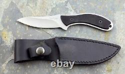 Vintage Discontinued Kershaw 1082 Fixed Blade Field Knife New Blem sheath