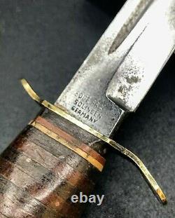 Vintage EDGE BRAND SOLINGEN -459- Fixed Blade Knife -Germany