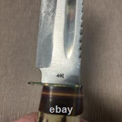 Vintage, Edge Brand #488, Saw Tooth Spine, Sol Ger, Large, Sheath