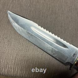 Vintage, Edge Brand #488, Saw Tooth Spine, Sol Ger, Large, Sheath