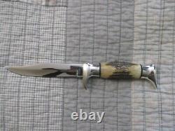 Vintage Edge Brand Solingen Germany Fixed Blade Knife 054 Blade No Sheath