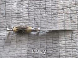 Vintage Edge Brand Solingen Germany Fixed Blade Knife 054 Blade No Sheath