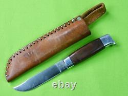 Vintage Erling Vangedal Denmark Danish Fishing Hunting Knife with Sheath