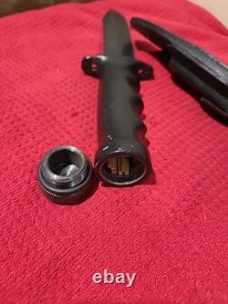 Vintage Explorer Wilderness survival fixed blade knife #21-049 with Leather Sheath