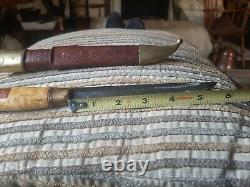 Vintage Finnish Finland Puukko Horse Head Hunting Knife with sheath. Birch handle