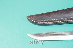 Vintage Finnish Puukko Suomi Hunting Knife Dagger Dirk Finland + Sheath W