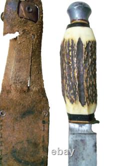 Vintage Fixed Blade, Gambill Solinger, Stag Handle, Made In Germany
