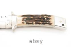 Vintage Frost Cutlery Tak Fukuta Seki Japan Stag Fixed Survival Hunting Knife