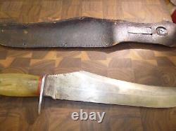 Vintage G. C. Co. Buffalo Hunter Knife And Sheath #349