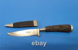 Vintage G. Felix Solingen German Hunting Knife + Sheath
