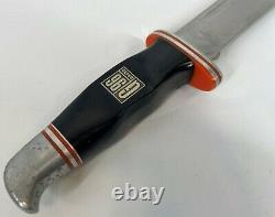 Vintage G96 Brand Japan Rustproof Steel Model 940 Clip Point10.5 Knife w Sheath