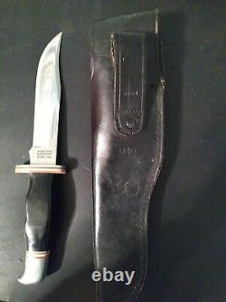 Vintage G96 Model 940 Fixed Blade Knife with sheath Japan Rustproof