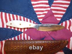 Vintage GC Co 047 Yukon Hunter Othello Solingen Germany Fixed Knife With Sheath