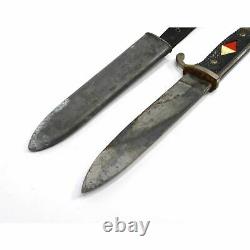 Vintage GERMAN BOY SCOUTS KNIFE No. 420 with Original Scabbard G. C. CO. SOLINGEN