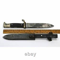 Vintage GERMAN BOY SCOUTS KNIFE No. 420 with Original Scabbard G. C. CO. SOLINGEN