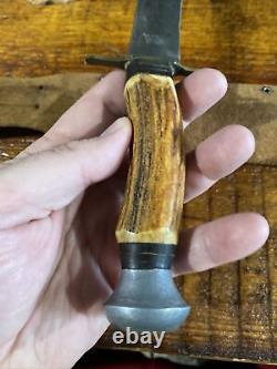 Vintage Gambill Solingen Germany German Stag Hunting Fighting Bowie Knife Knives