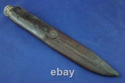 Vintage George Wostenholm & Son Knife with Tube Sheath