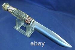 Vintage George Wostenholm & Son Knife with Tube Sheath