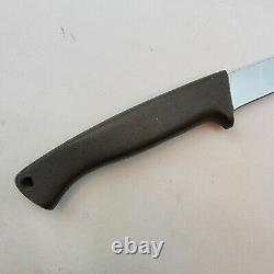 Vintage Gerber A450 Armorhide Camping Knife 4.5 Straight Blade Metal Handle