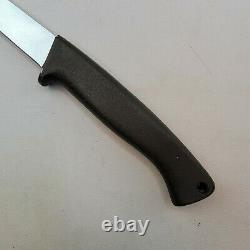 Vintage Gerber A450 Armorhide Camping Knife 4.5 Straight Blade Metal Handle