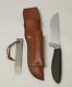 Vintage Gerber Big Hunter Fixed Blade Knife with Sheath & Sharpening Block