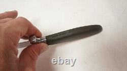Vintage Gerber Big Hunter Fixed Blade Knife with Sheath & Sharpening Block