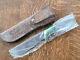 Vintage Gerber Flayer Knife with Original Leather Sheath NOS NEVER USED