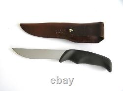 Vintage Gerber Knife Magnum Hunter with Armorhide Handle and Leather Sheath