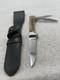 Vintage German GML Multi Use Hunting Fixed Blade / Folding Blade Sheath Knife